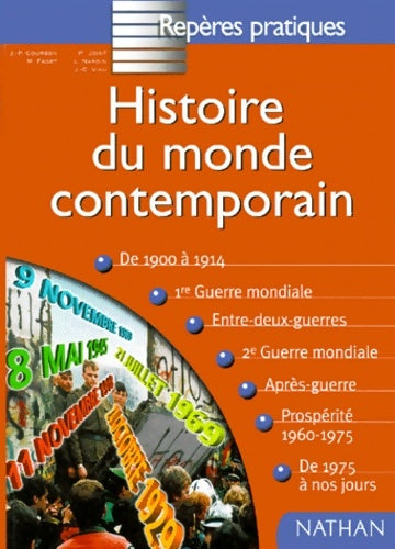 Livrenpoche : Histoire du monde contemporain - Jean-Paul Courbon - Livre