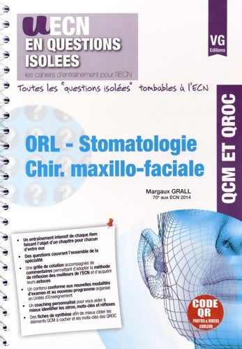 Livrenpoche : Orl-stomatologie chirurgie maxillo-faciale - Margaux Grall - Livre