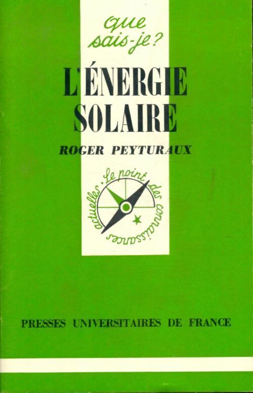 Livrenpoche : L'énergie solaire - Robert Peytubaux - Livre