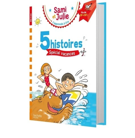 Livrenpoche : Sami et Julie fin cp-ce1 5 histoires spécial vacances - Emmanuelle Massonaud - Livre