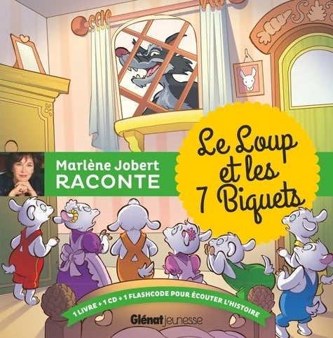 Livrenpoche : Le loup et les 7 biquets (1 livre + 1 CD audio) - Marlène Jobert - Livre