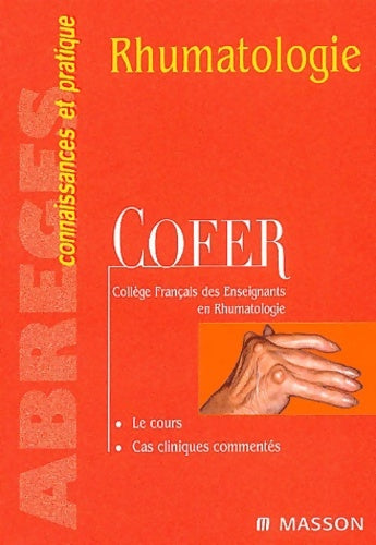 Livrenpoche : Rhumatologie - Cofer - Livre