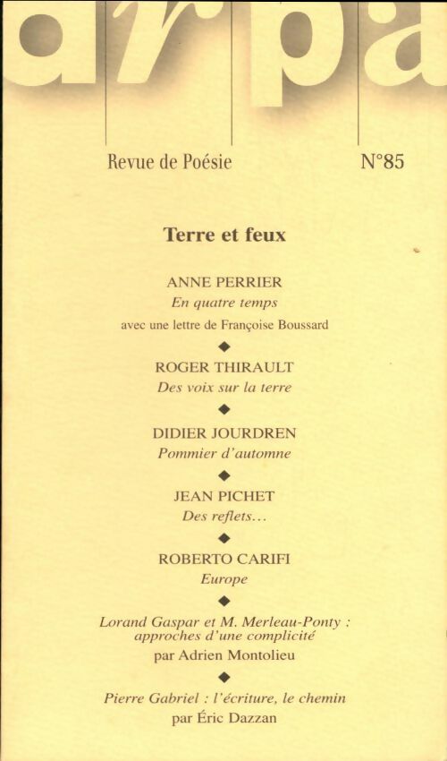 Livrenpoche : Arpa n°85 - Collectif - Livre