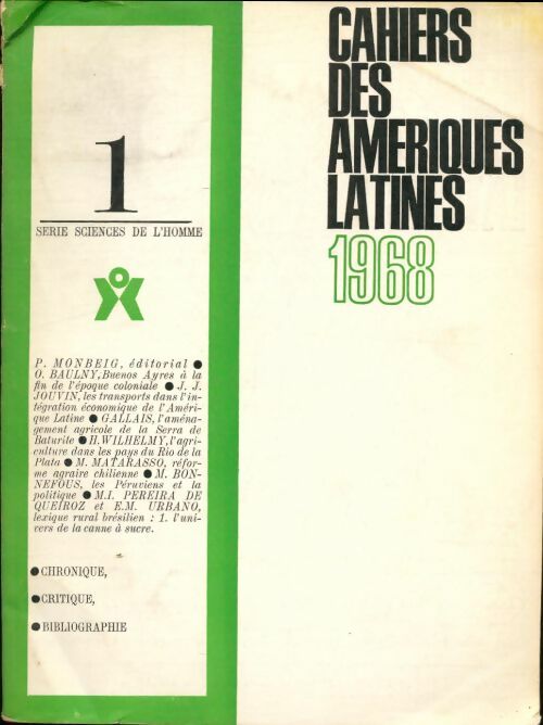 Livrenpoche : Cahiers des amériques latines n°1 - Collectif - Livre