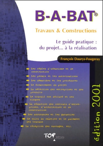 Livrenpoche : B-a-bat édition 2001 - François Daurys-Fougeray - Livre