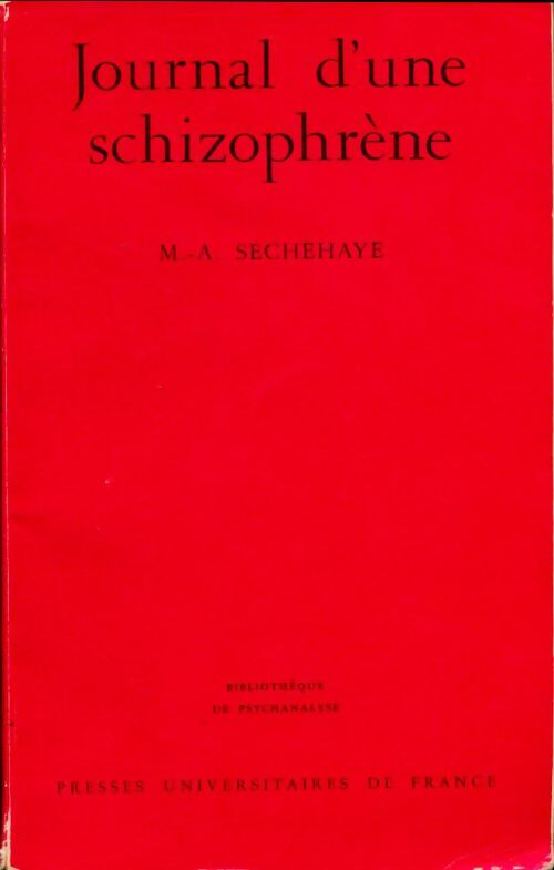 Livrenpoche : Journal d'une schizophrène - M.-A. Sechehaye - Livre