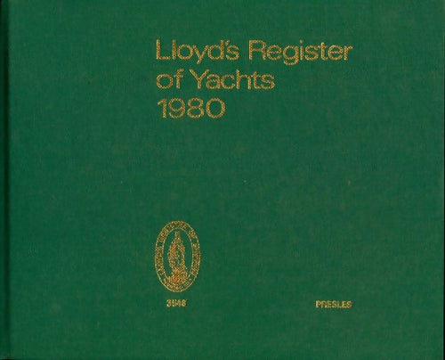 Livrenpoche : Lloyd's register of yachts 1980 - Collectif - Livre