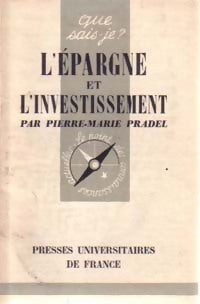 Livrenpoche : L'épargne et l'investissement - Pierre-Marie Pradel - Livre