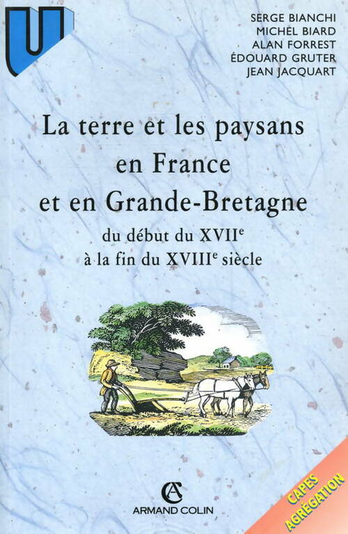 Livrenpoche : La terre et les paysans en France et en Grande-Bretagne - Collection U. - Livre