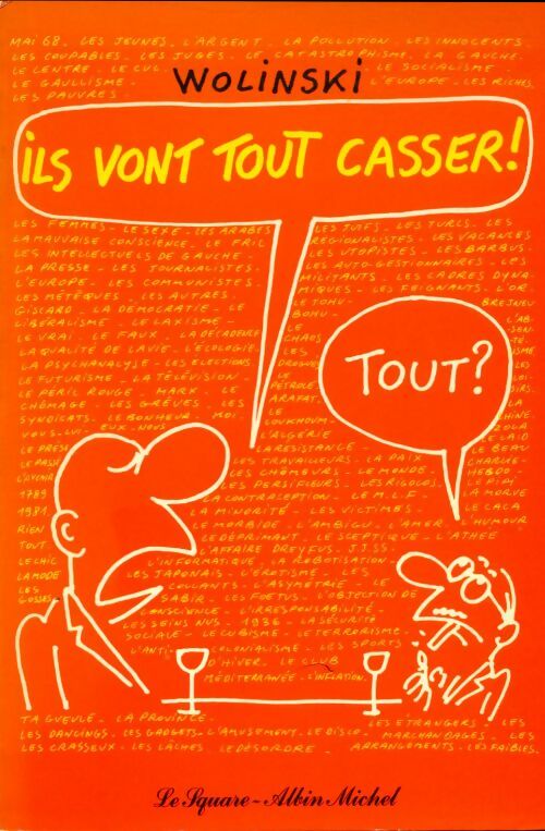 Livrenpoche : Ils vont tout casser - Wolinski - Livre
