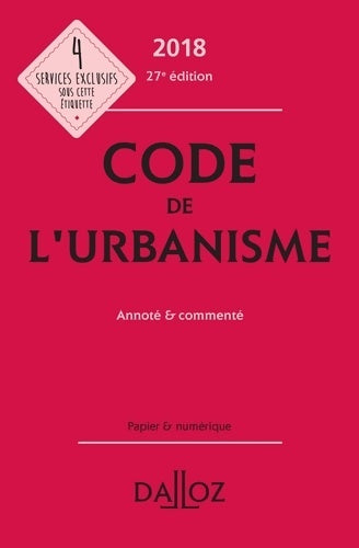 Livrenpoche : Code de l'urbanisme 2018 - Marie-Christine Mehl-Schouder - Livre