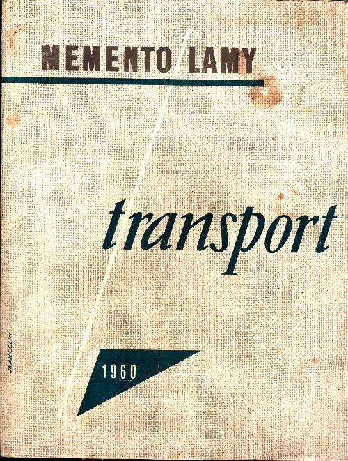Livrenpoche : Lamy transport 1960 - Collectif - Livre
