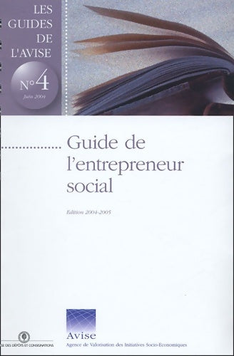 Livrenpoche : Guide de l'entrepreneur social 2004-2005 - Collectif - Livre