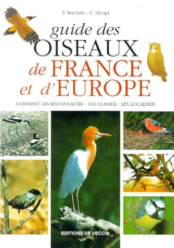 Livrenpoche : Guide des oiseaux de France et d'Europe - P. Brichetti - Livre