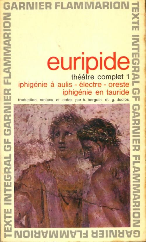 Livrenpoche : Théâtre complet Tome I - Euripide - Livre