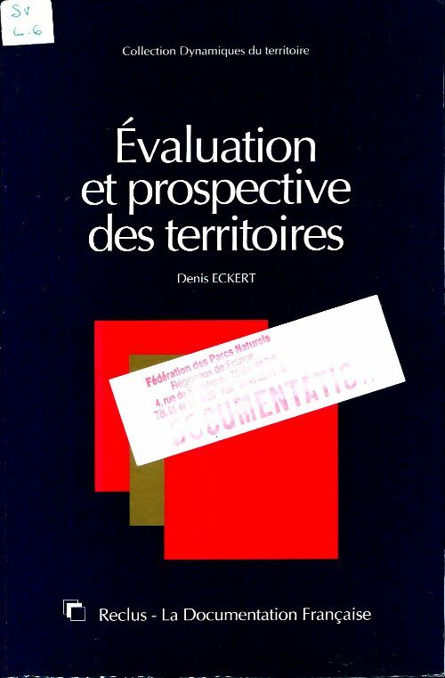 Livrenpoche : Evaluation et prospective des territoires - Denis Eckert - Livre