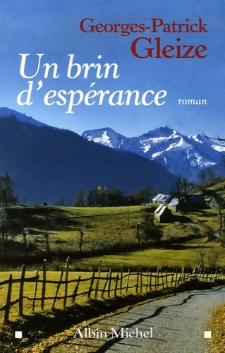 Livrenpoche : Un brin d'espérance - Georges Patrick Gleize - Livre