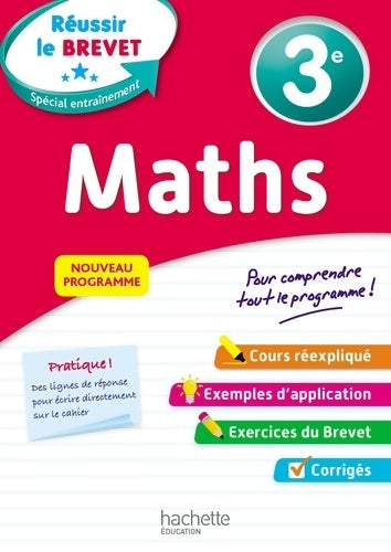 Livrenpoche : Réussir au collège - Maths 3e - Dominique Dejean - Livre