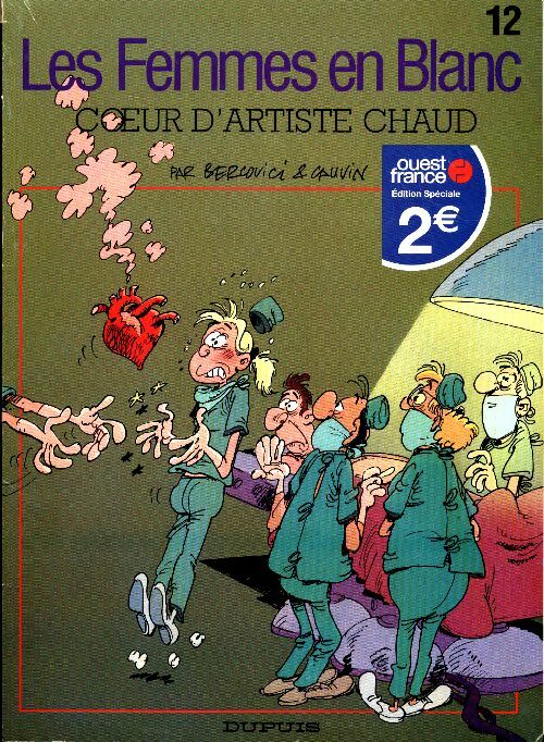 Livrenpoche : Les femmes blanc Tome XII : Coeur d'artiste chaud - Cauvin - Livre