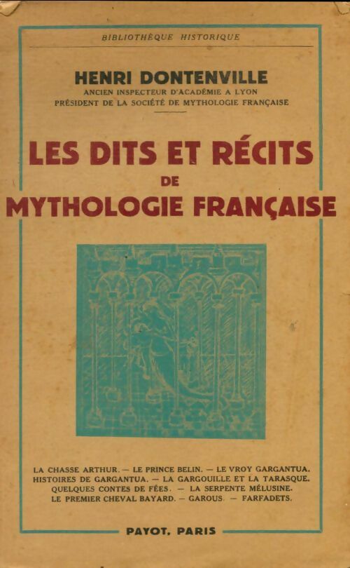 Livrenpoche : Les dits et récits de mythologie française - Henri Dontenville - Livre