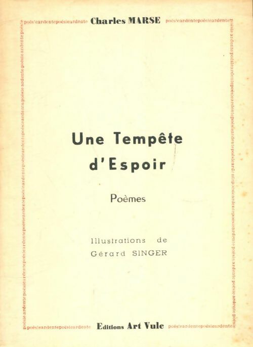 Livrenpoche : Une tempête d'espoir - Charles Marse - Livre