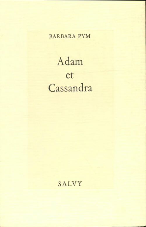 Livrenpoche : Adam et Cassandra - Barbara Pym - Livre