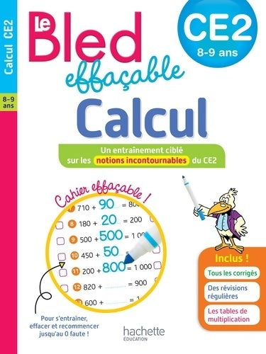 Livrenpoche : Bled effaçable calcul CE2 - Stéphanie Neumayer - Livre
