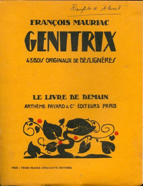 Livrenpoche : Génitrix - François Mauriac - Livre
