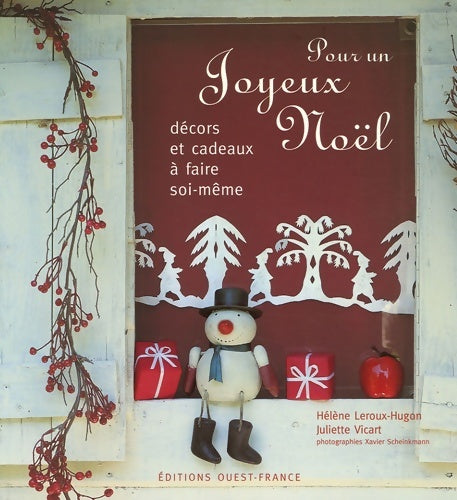 Livrenpoche : Pour un joyeux noël - décors et cadeaux à faire soi-même - Hélène Leroux-Hugon - Livre