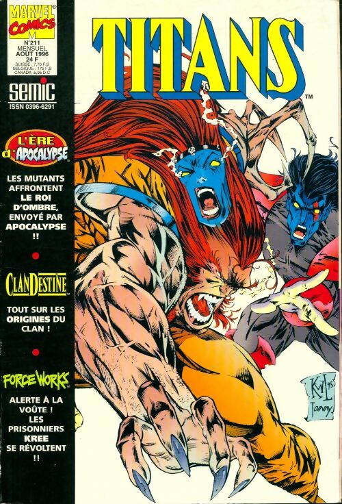 Livrenpoche : Titans n°211 - Collectif - Livre