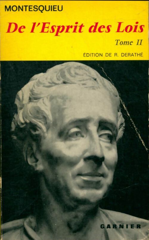 Livrenpoche : De l'esprit des lois Tome II - Charles De Montesquieu - Livre