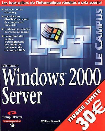 Livrenpoche : Windows 2000 Server - William Boswell - Livre