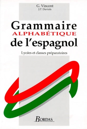 Livrenpoche : VINCENT/GRAM. ALPH. ESPAGN - Vincent - Livre