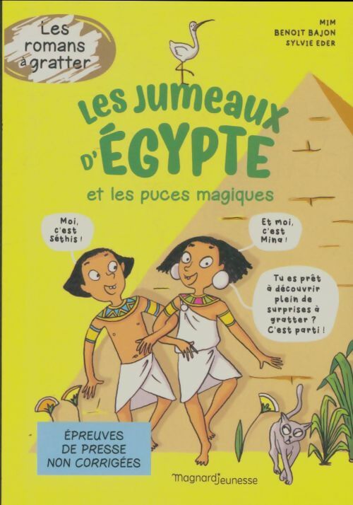 Livrenpoche : Les jumeaux d'Egypte et les puces magiques - Benoît Bajon - Livre