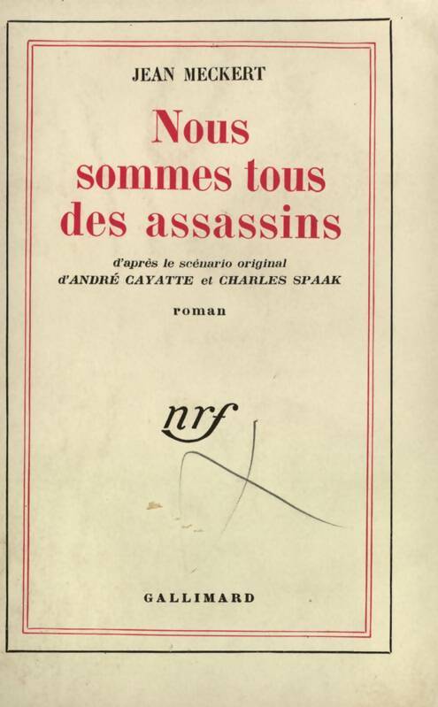 Livrenpoche : Nous sommes tous des assassins - Jean Meckert - Livre