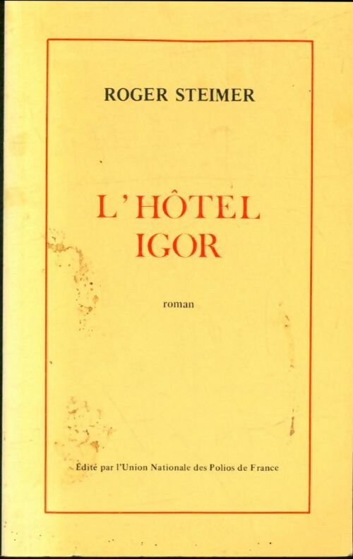 Livrenpoche : L'Hôtel Igor - Roger Steimer - Livre
