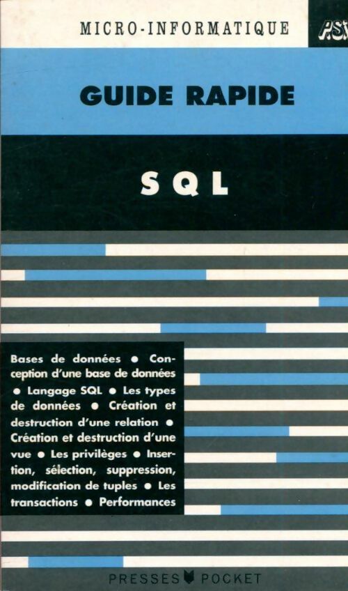 Livrenpoche : Sql - Patrick Pons - Livre
