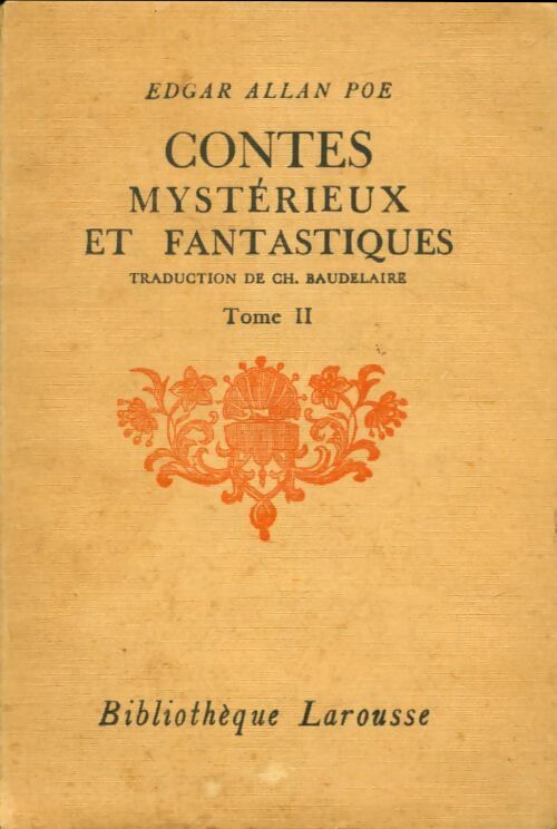 Livrenpoche : Contes mystérieux et fantastiques Tome II - Edgar Allan Poe - Livre