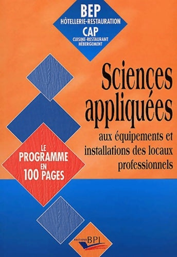 Livrenpoche : Sciences appliquées et installations des locaux professionnels - Brigitte Rougier - Livre