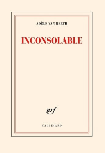 Livrenpoche : Inconsolable - Adèle Van Reeth - Livre
