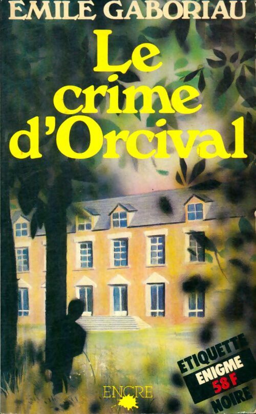 Livrenpoche : Le crime d'orcival - Gaboriau - Livre
