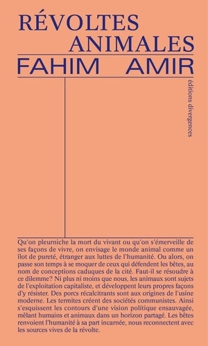 Livrenpoche : Révoltes animales - Fahim Amir - Livre