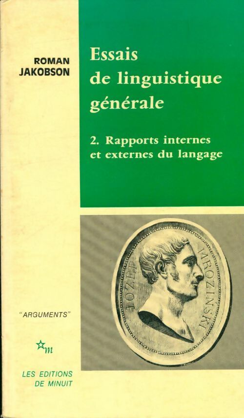 Livrenpoche : Essais linguistiques : Tome II rapports internes et externes du langage - Roman Jakobson - Livre