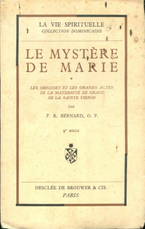 Livrenpoche : Le mystère de Marie - P.R Bernard - Livre