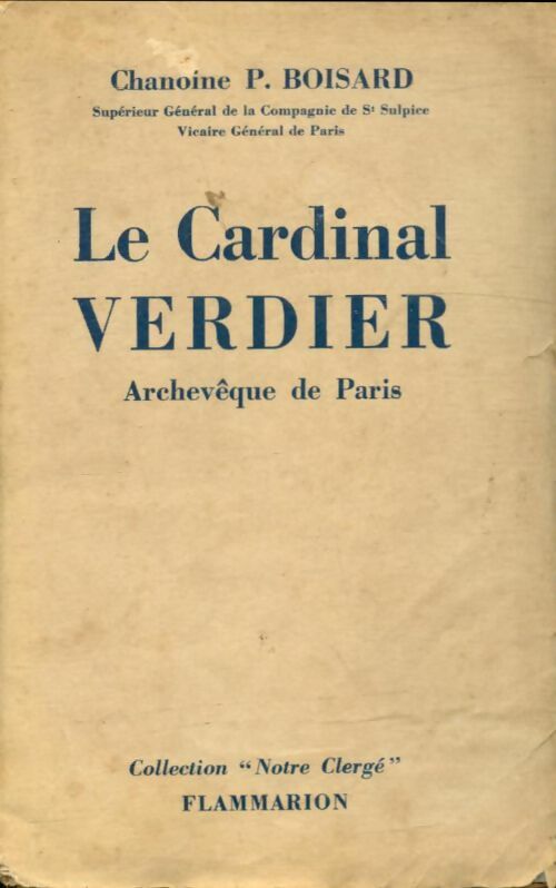 Livrenpoche : Le cardinal Verdier - Pierre Boisard - Livre