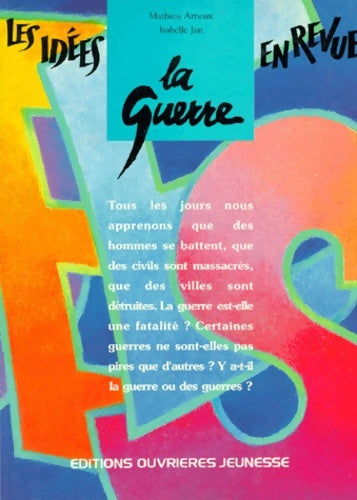 Livrenpoche : GUERRE - M. ARNOUX - Livre