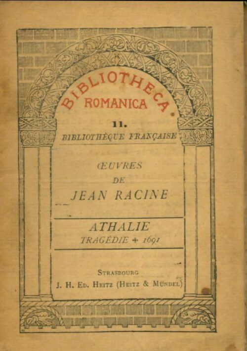 Livrenpoche : Athalie - Racine - Livre