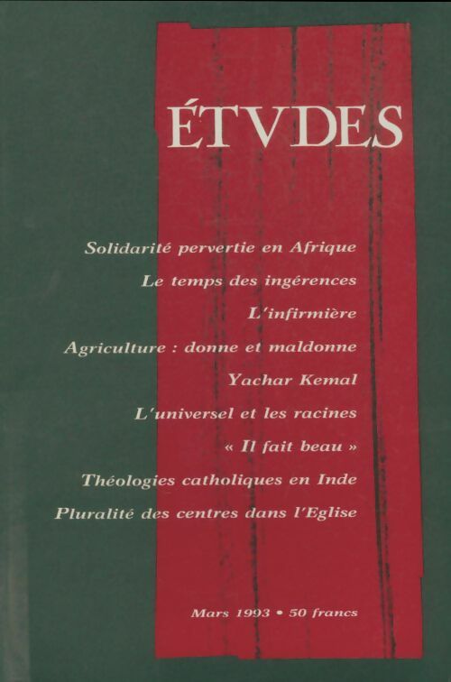 Livrenpoche : Etudes n°378-3 - Collectif - Livre