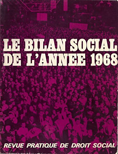 Livrenpoche : Le bilan social de l'année 1968 - Collectif - Livre