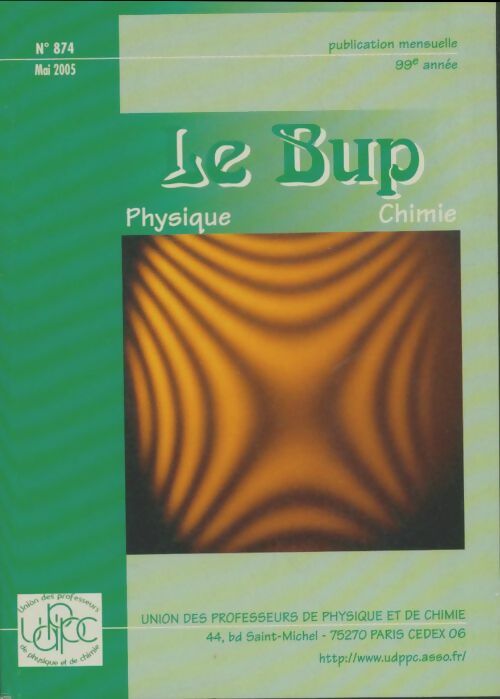 Livrenpoche : Bulletin de l'union des physiciens n°874 - Collectif - Livre
